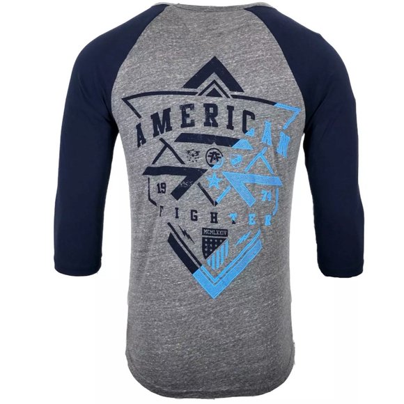 AMERICAN FIGHTER Men's T-Shirt EASTERN RAGLAN Athl - Picture 2 of 10